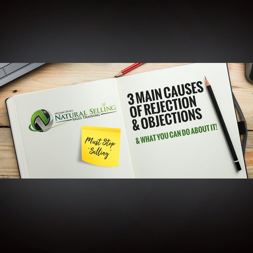 Speaker design with the title 'FaceBook Cover design'