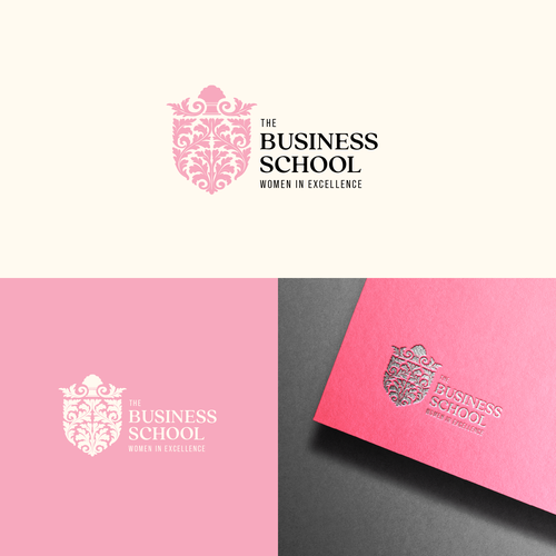 Heritage design with the title 'The Business School'