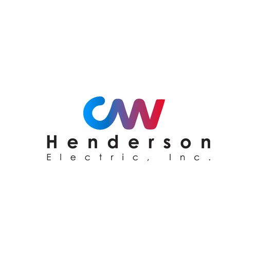 Electric company logo with the title 'CW/Henderson'