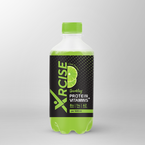 Vitamin label with the title 'Xrcise'