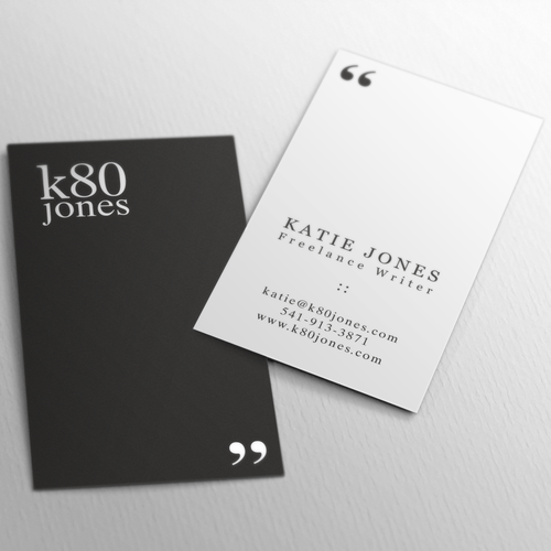 Typewriter design with the title 'Freelance Writer'