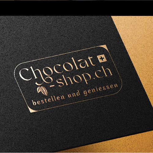 Swiss logo with the title 'Chocolat-shop.ch'
