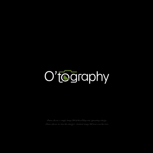 Wildlife photography logo with the title 'O’tography'