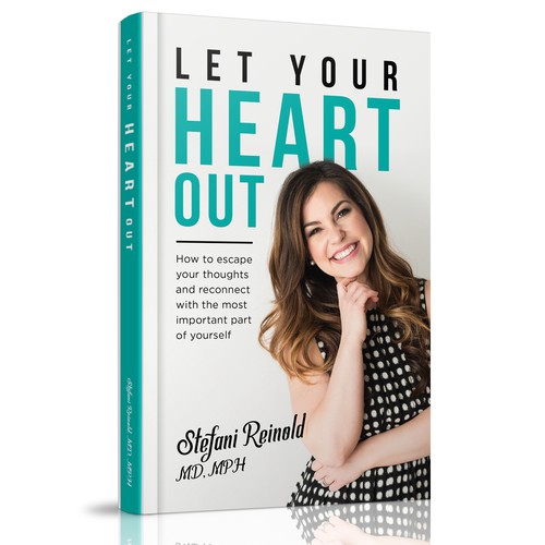 Professional book cover with the title 'Let Your Heart Out'