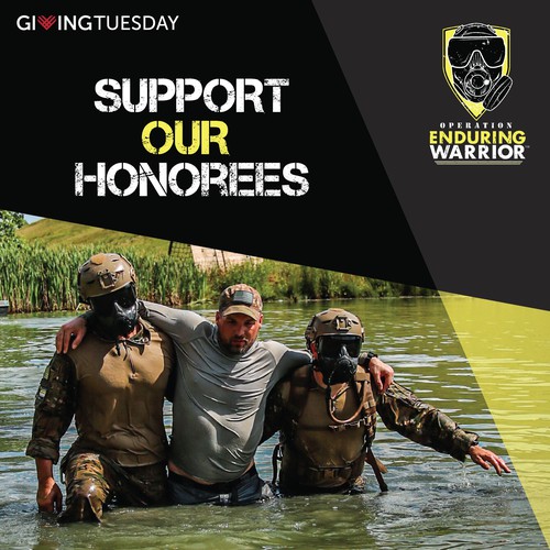 Support design with the title 'Facebook Ads Creative to Support Giving Tuesday'