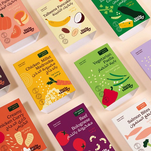 Design with the title 'Packaging Re-design for Fresh Meal Delivery Service'