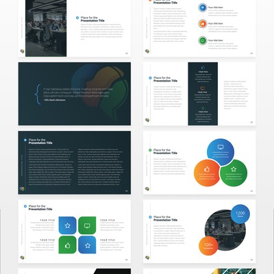 Presentation template for AllMinds