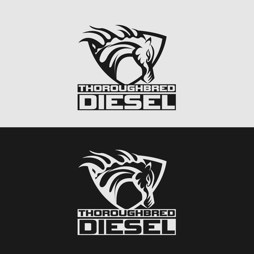 Diesel design with the title 'Tribal logo for a motor brand'