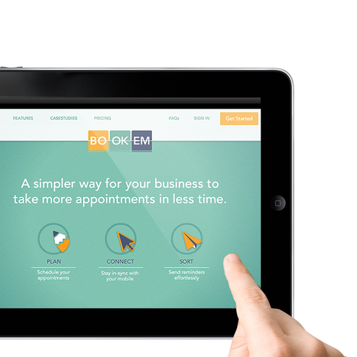 Icon website with the title 'Web Design'