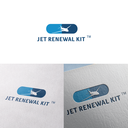 Falcon logo with the title 'UpScale Travel Logo for Vitamin Pack'