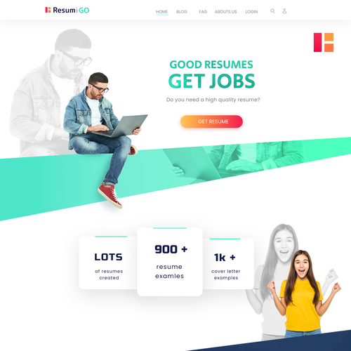 People website with the title 'Resumigo'