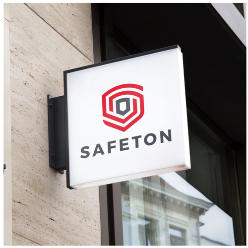 Safety logo with the title 'Safeton'
