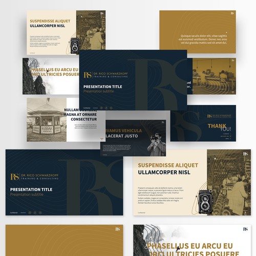 Presentation design with the title 'Premium B2B Sales Training'