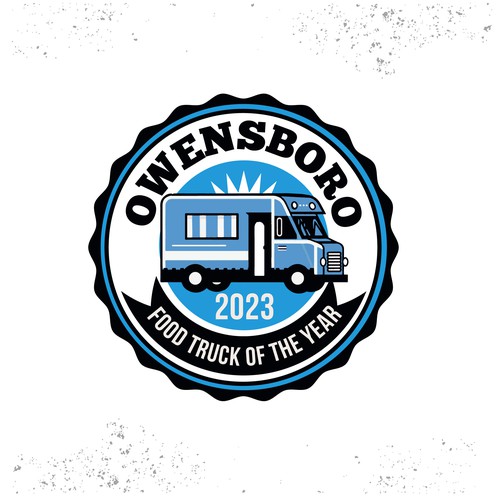 Van logo with the title 'Bold concept for a food truck'