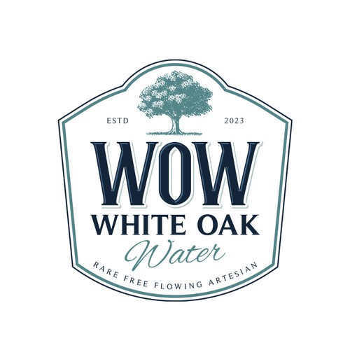 Oak tree logo with the title 'White Oak Water'
