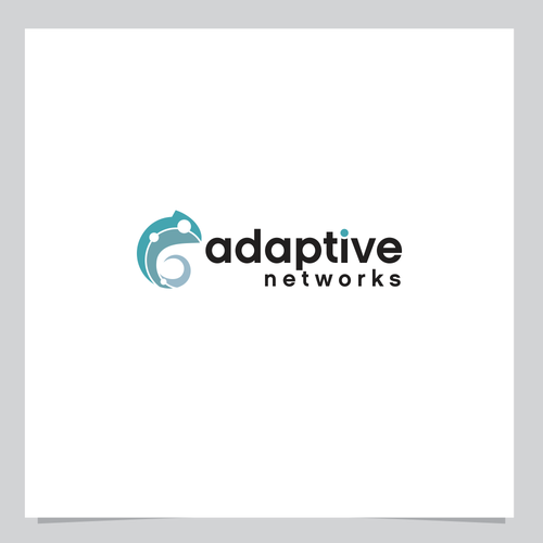 Networking logo with the title 'Logo for Adaptive Networks'