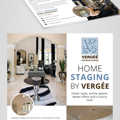 Staging Flyer to Attract Builders and Realtors