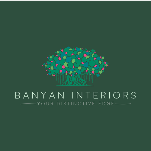 Environmental brand with the title 'Redesigning New Stage Identity for Modern Interior Design firm'