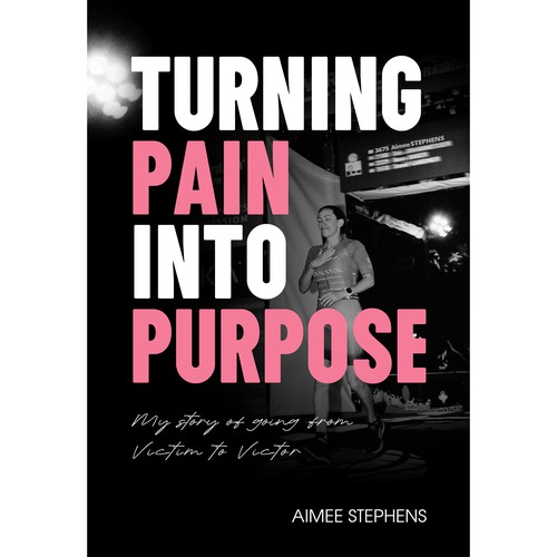 Iron design with the title 'Powerful book cover, using images to empower women'