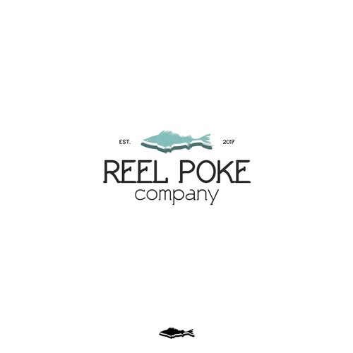 Poke logo with the title 'Reel poke '