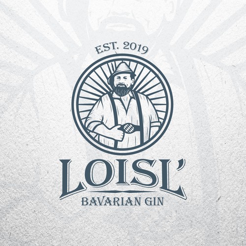 Spirit logo with the title 'Retro logo for spirit producer'