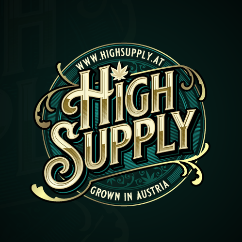 Victorian logo with the title 'Branding for CBD brand'