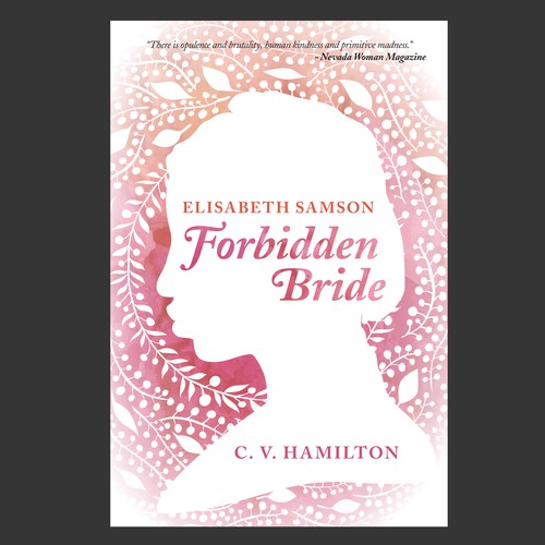 Romantic book cover with the title 'Book cover contest entry'