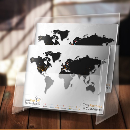 World artwork with the title 'Illustration design for True Path Technologies'