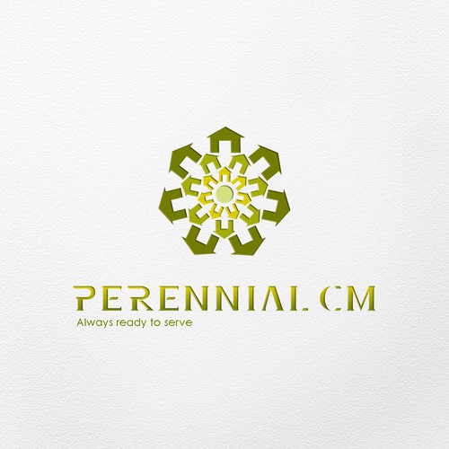 Rhino brand with the title 'Logotype for Perennial CM'