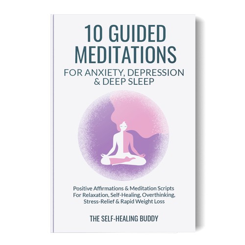 Meditation book cover with the title 'Meditation Book Cover'
