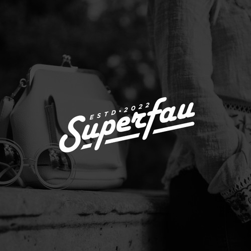 Cloth design with the title 'SUPERFAU'