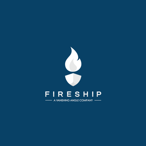 Fire brand with the title 'Logo concept for a film marketing company'