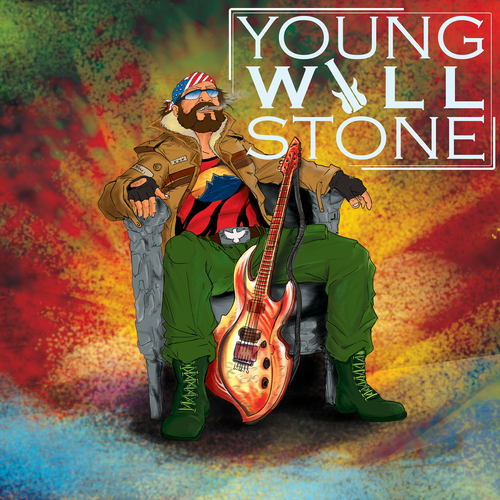 Cartoonish artwork with the title 'AlBum Cover Art for YWS'