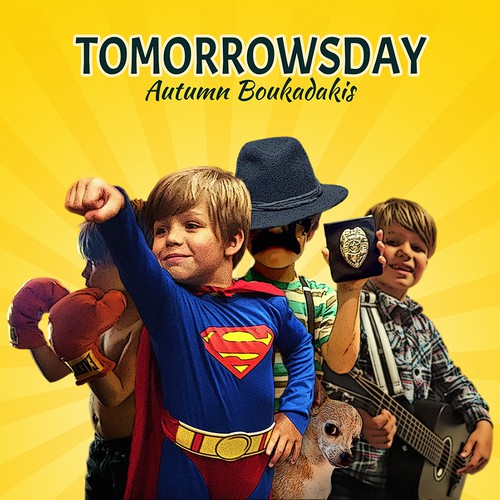 Album artwork with the title 'Album Cover Concept For Autumn Boukadakis'