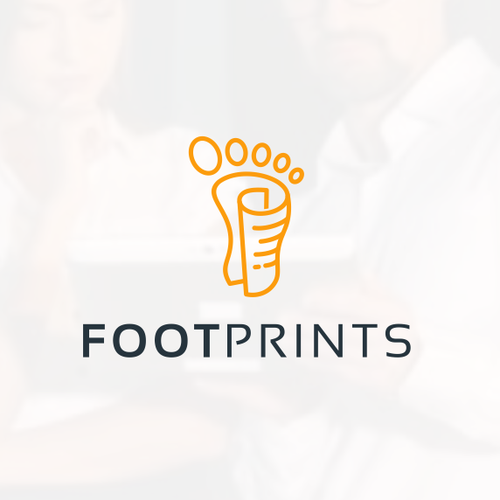 Foot logo with the title 'FootPrints'