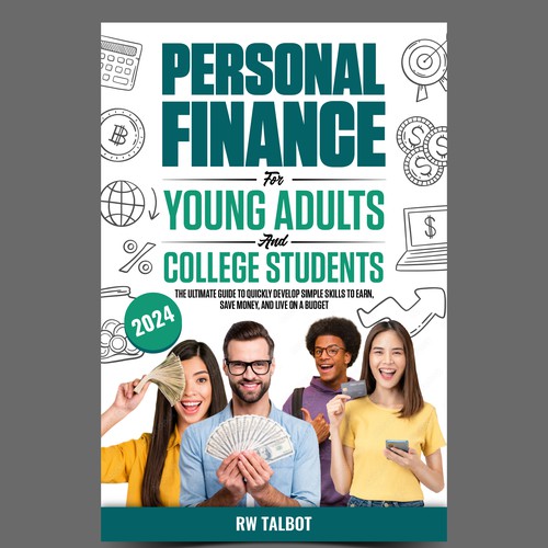 Photo editing design with the title 'Personal Finance For Adults & Students'