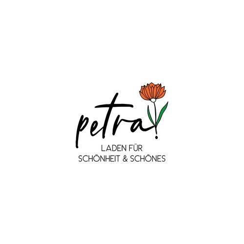 Brush lettering design with the title 'Organic Brand Logo 3'