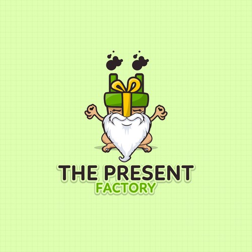 Present design with the title 'Mascot for The Present Company'
