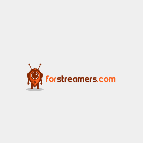 Streaming logo with the title 'Winner logo for "forstreamers.com"'