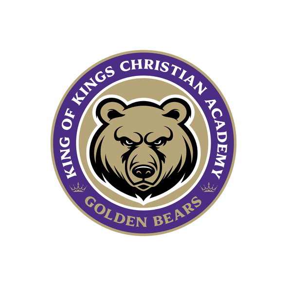 King design with the title 'King of Kings Christian Academy'