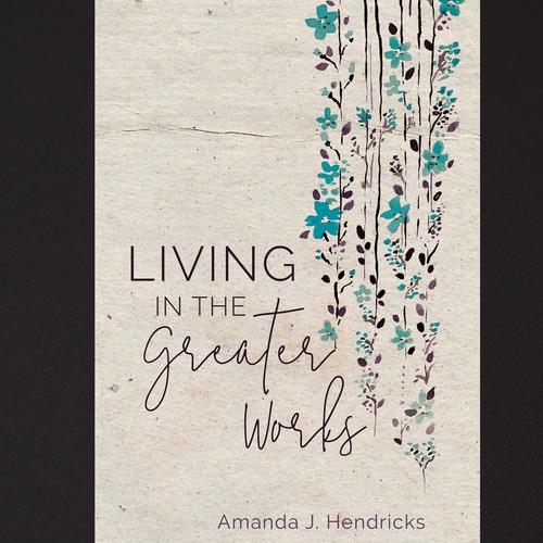 Religious book cover with the title 'Living in the Greater Works'