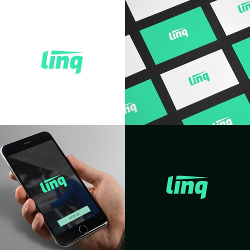 Letter design with the title 'Logo for delivery service'