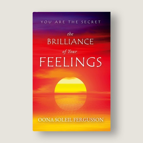 Spiritual book cover with the title 'The Brilliance of your Feelings'