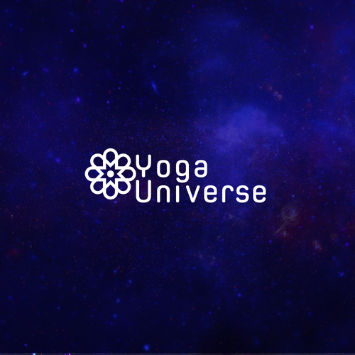 Universe logo with the title 'Yoga Universe'