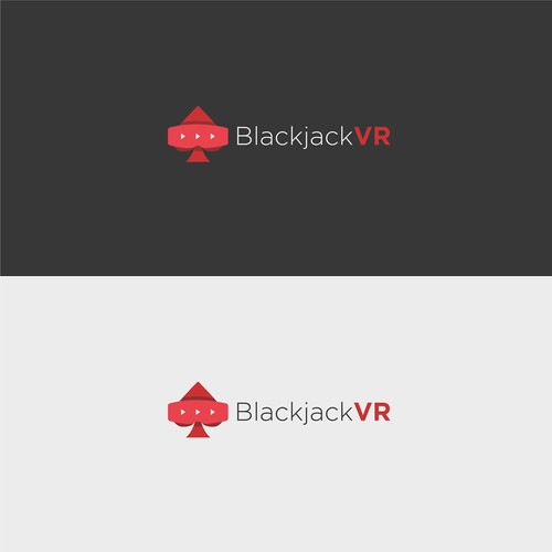 VR logo with the title 'Logo - BlackJack VR'