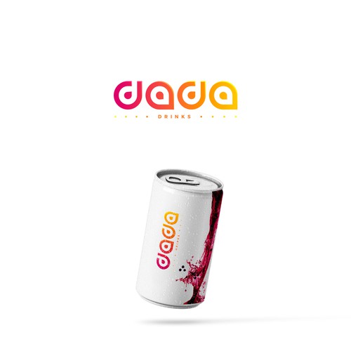 Drink design with the title 'Leader soft drinks in France'