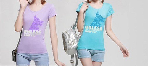 Neat design with the title 'Young & fresh t-shirt print '