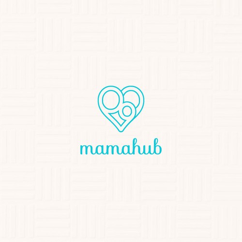 Love brand with the title 'A Logo for Mama Hub'