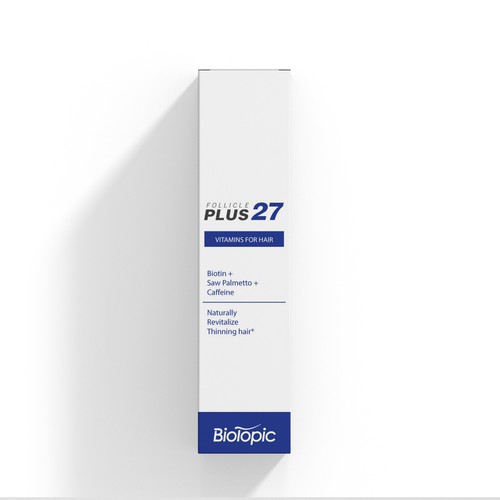 Pharmaceutical packaging with the title 'Medical minimalistic box design'