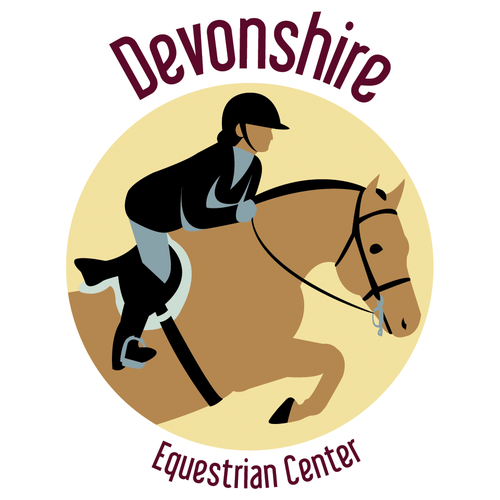Jumping logo with the title 'Horse Farm Logo Design'